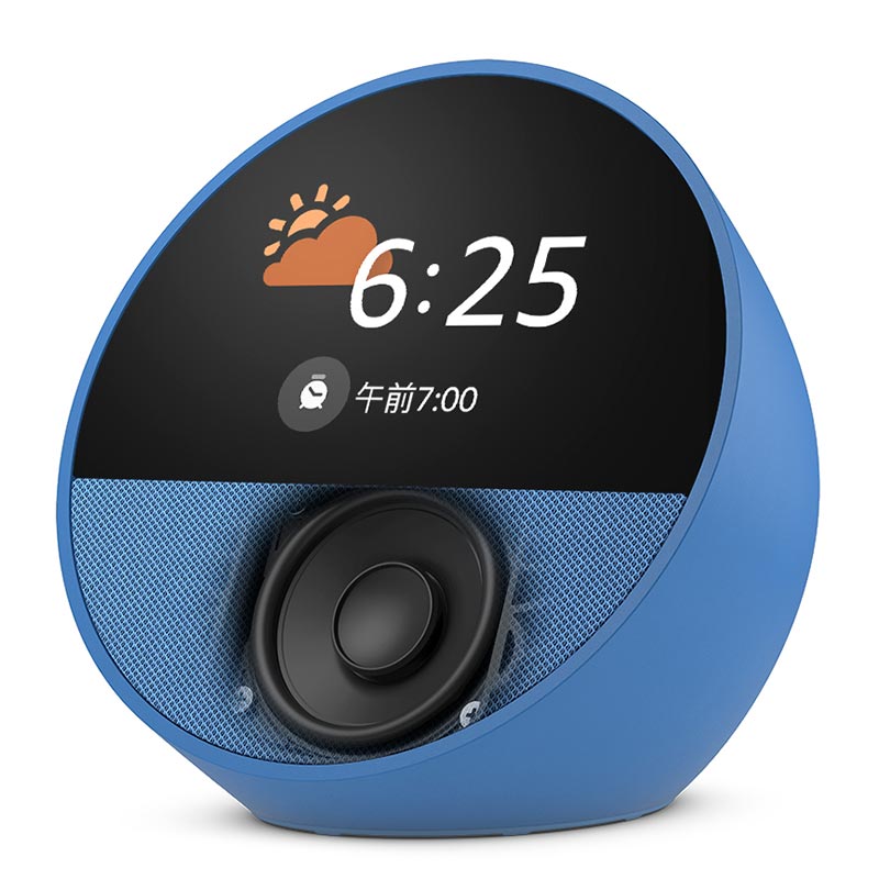 Bocina Inteligente Amazon Echo Spot Smart Azul Con Alexa | Imeqmo.com